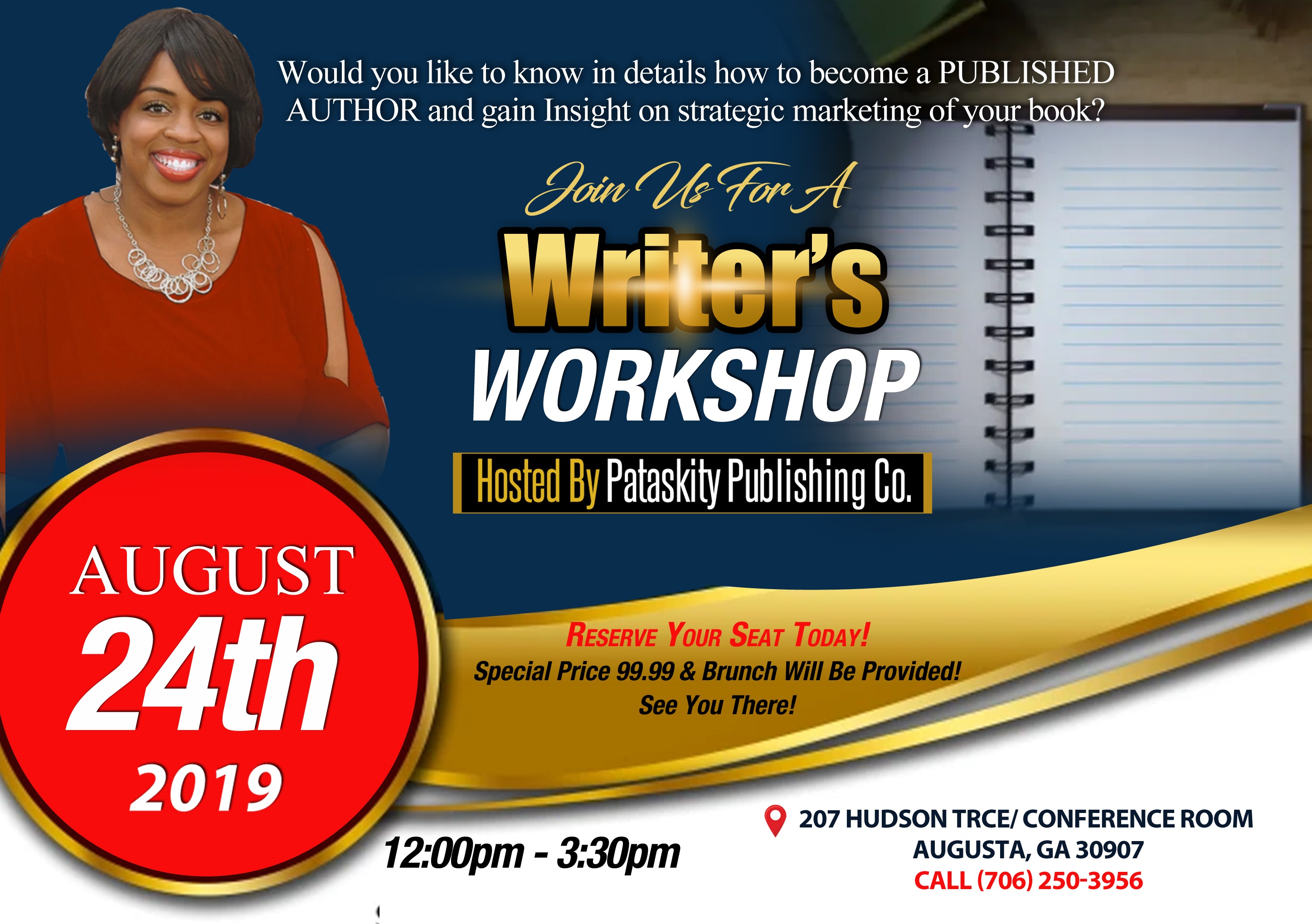 Join Pataskity Publishing For A Writer's Workshop!