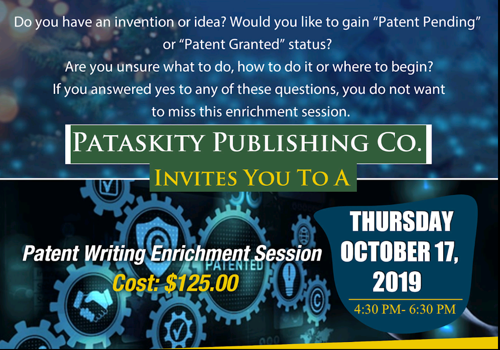 Patent Writing Enrichment Session